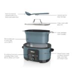 Ninja Foodi PossibleCooker, 8-in-1 Slow Cooker with Removable Non-Stick Pot, Steaming Rack, 8L, Sea Salt Grey - Image 2