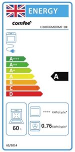 COMFEE' 60cm Built-in Electric Fan Oven, 60 Litre, 8 Oven Function with Air Fry - Image 2
