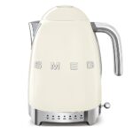 Jug Kettle, LED Display, 7 Temperature Settings, Acoustic Alarm, 3KW, 1.7L, Cream
