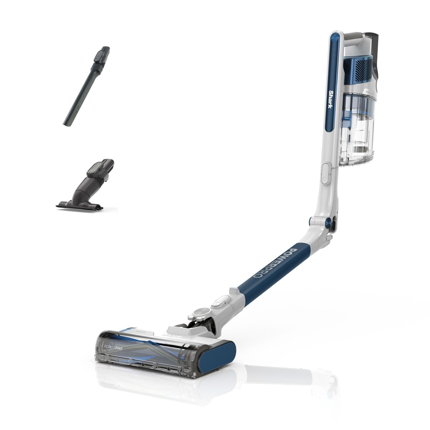519mLN2fODL Shark PowerPro Cordless Stick Vacuum Cleaner, Lightweight, Floor Detect Technology, Navy Metallic - Image 1
