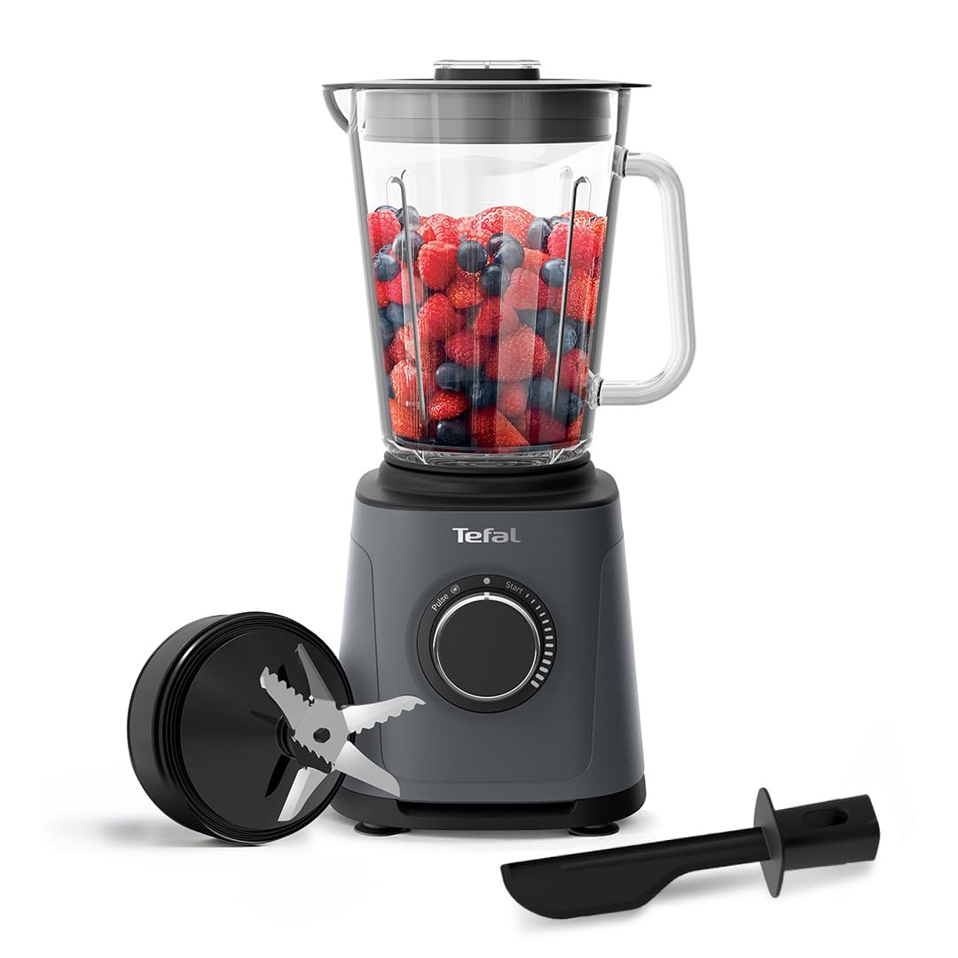 51NqxlfLqmL Tefal PerfectMix High-Speed Blender, 1200W, 2L Glass Jug, Powelix Technology, Removable Blades - Image 1