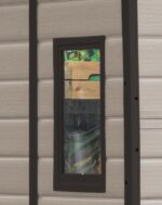 Keter, Manor Apex 6 x 5 ft Outdoor Garden Storage Shed, elegant wood-effect double door design for easy access - Image 6