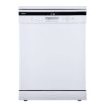 COMFEE' Freestanding Dishwasher FD1435E-W with 14 place settings, Full Size, 44dB, Wide LED Display