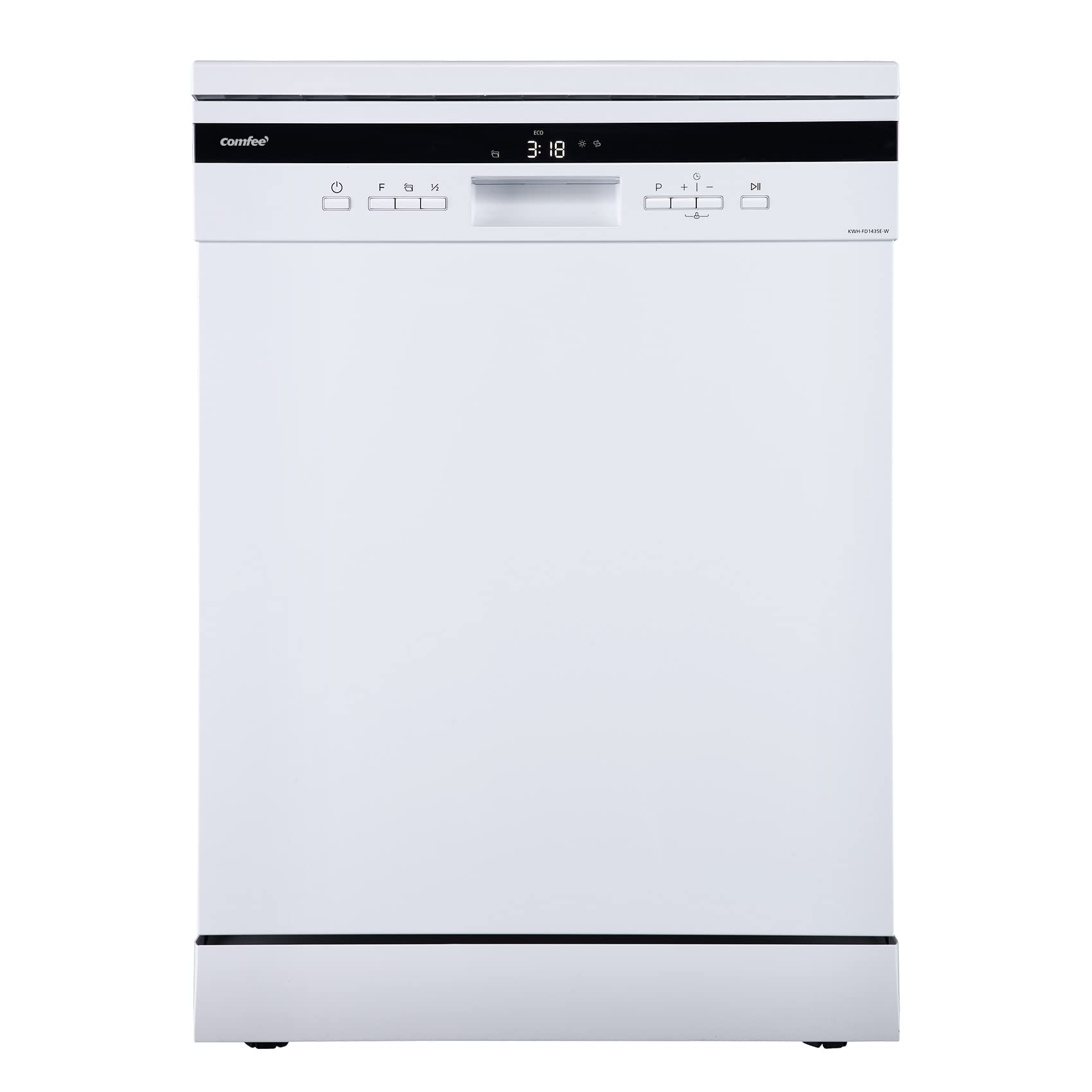 51mn_8Xvr6L COMFEE' Freestanding Dishwasher FD1435E-W with 14 place settings, Full Size, 44dB, Wide LED Display - Image 1
