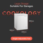 Cookology CCFZ142WH Freestanding Chest Freezer in White - 142 Litre Capacity - Image 8