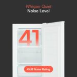 Cookology UCFZ60WH Freestanding Under Counter Freezer in White - 60 Litre Capacity - - Image 2