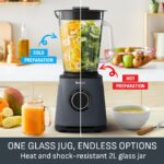 Tefal PerfectMix High-Speed Blender, 1200W, 2L Glass Jug, Powelix Technology, Removable Blades - Image 4