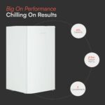 Cookology UCFZ60WH Freestanding Under Counter Freezer in White - 60 Litre Capacity - - Image 3