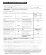 COMFEE' Freestanding Dishwasher CDWPF1201PB-UK 60cm Width, Full Size Dishwasher - Image 2