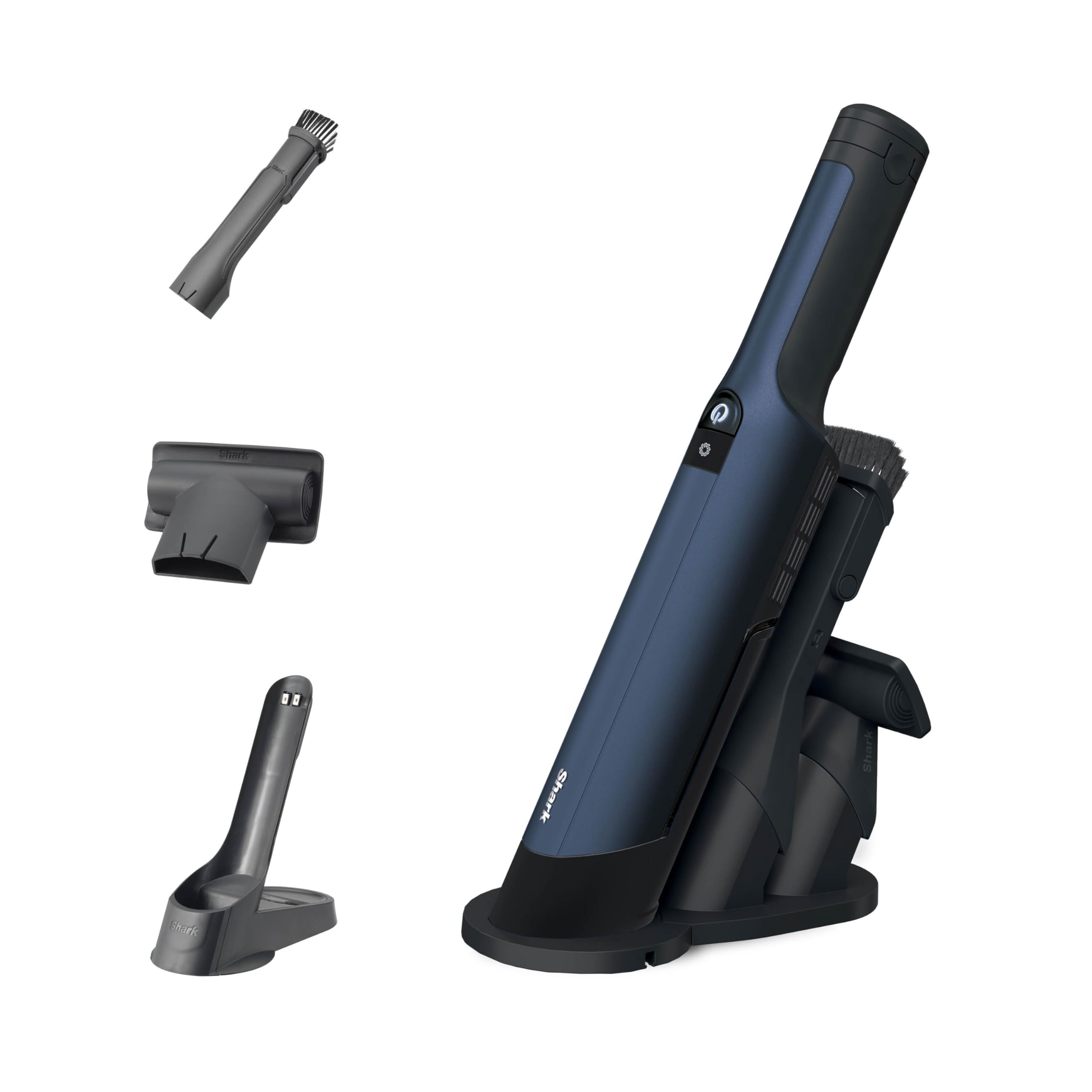 61kaDEQyntL Shark WandVac 2.0 Cordless Handheld Vacuum Cleaner, Small & Lightweight, Powerful Suction Handheld Vacuum , Blue - Image 1