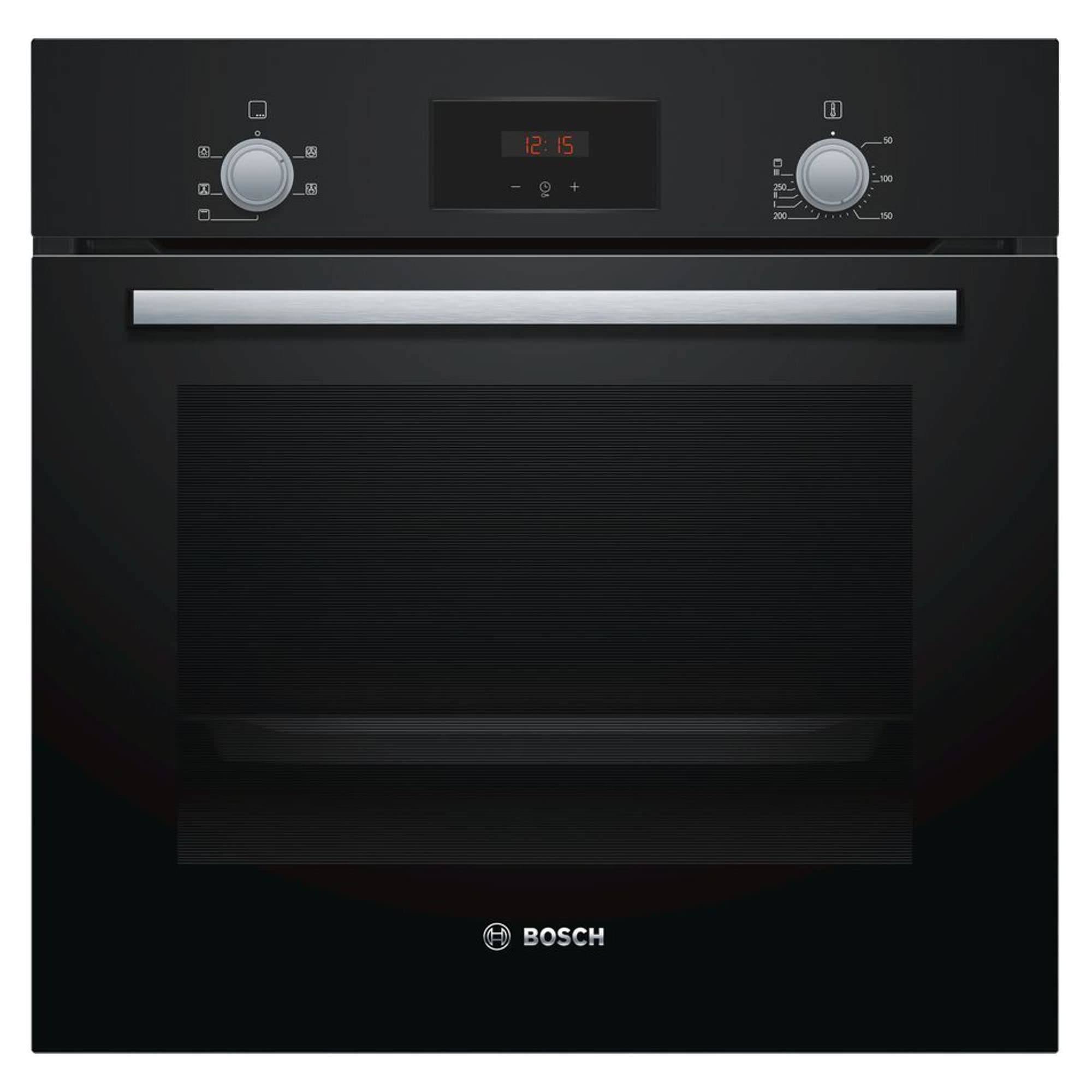 61mCj7dm0LL-1 Bosch Home & Kitchen Appliances Bosch HHF113BA0B A Rated Built-In Electric Single Oven - Stainless Steel - Image 1