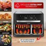 Tefal Easy Fry Dual Zone Digital Air Fryer, 2 Drawers, 8.3L, 8in1, Air Fry, Extra Crisp, Roast, Bake, Reheat - Image 4