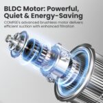 COMFEE' 90 cm Chimney Hood 90M77 Class A+++ Stainless Steel Extractor Hood - Image 7