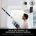 Shark PowerPro Cordless Stick Vacuum Cleaner, Lightweight, Floor Detect Technology, Navy Metallic - Image 7