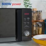 Russell Hobbs RHM2076B 20 Litre 800 W Black Digital Solo Microwave with 5 Power Levels, Easy Clean - Image 4