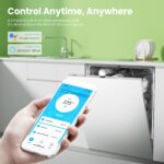 COMFEE' KWH-BD1215P-W Fully Integrated Dishwasher with 12 Place Settings, Cloud Wash - White - Image 9