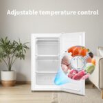 COMFEE' RCU60WH2(E) 60 Litre Freestanding Under Counter, 48cm Upright Freezer Adjustable Thermostat - Image 6