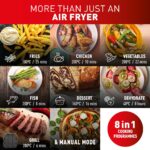 Tefal Easy Fry Dual Zone Digital Air Fryer, 2 Drawers, 8.3L, 8in1, Air Fry, Extra Crisp, Roast, Bake, Reheat, Grey - Image 5