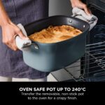 Ninja Foodi PossibleCooker, 8-in-1 Slow Cooker with Removable Non-Stick Pot, Steaming Rack, 8L, Sea Salt Grey - Image 4