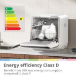 COMFEE' Table Top Dishwasher 7+3 Programs Mini Tabletop Dishwasher No Plumbing - White - Image 10