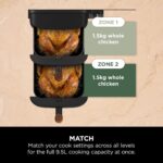 Ninja Double Stack XL Air Fryer, Vertical Dual Drawer Air Fryer with 4 cooking levels, Copper Black - Image 4