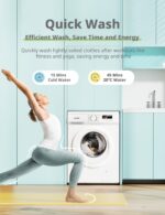 COMFEE' Freestanding Washing Machine,9KG Load,1400RPM,Steam Wash,Quick Wash - Image 5