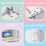 COMFEE' RCU60WH2(E) 60 Litre Freestanding Under Counter, 48cm Upright Freezer Adjustable Thermostat - Image 7