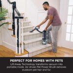 Shark Anti Hair Wrap Plus Upright Corded Pet Vacuum, 2.5L, Powered Lift-Away, Anti-Allergen Seal,Smoky Grey, - Image 5