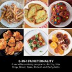 Ninja Double Stack Air Fryer, Vertical Dual Drawer Air Fryer with 4 cooking levels, 2 Drawers and 2 Racks, Black  - Image 8