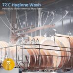 COMFEE' Freestanding Dishwasher CDWPF1201PB-UK 60cm Width, Full Size Dishwasher - Image 6