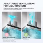 COMFEE' 90 cm Chimney Hood 90M77 Class A+++ Stainless Steel Extractor Hood - Image 8