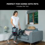 Shark Corded Upright Vacuum Cleaner 1.1L with Lift-Away Technology, Pet Model, LED Headlights,Black - Image 2