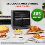 Breville Halo Flexi Air Fryer | Digital Dual Air Fryer Oven | 11L: Serves 10+ People | FryBakeGrillRoast & Reheat - Image 7