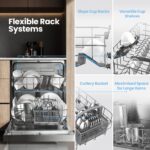 COMFEE' Freestanding Dishwasher CDWPF1201PB-UK 60cm Width, Full Size Dishwasher - Image 4