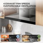 COMFEE' 90 cm Chimney Hood 90M77 Class A+++ Stainless Steel Extractor Hood - Image 9