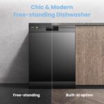 COMFEE' Freestanding Dishwasher CDWPF1201PB-UK 60cm Width, Full Size Dishwasher - Image 5