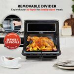 Breville Halo Flexi Air Fryer | Digital Dual Air Fryer Oven | 11L: Serves 10+ People | FryBakeGrillRoast & Reheat - Image 3