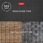 Keter XXL Java Resin Rattan Look Large Outdoor Lockable Storage Deck Box for Patio Furniture Cushions - Image 6