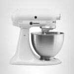 KitchenAid Classic Series 4.5 Quart Tilt-Head Stand Mixer K45SS, White - Image 2