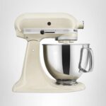 KitchenAid Artisan Series 5 Quart Tilt Head Stand Mixer with Pouring Shield KSM150PS, Almond Cream - Image 2