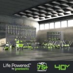 Greenworks 40V 16" Cordless Lawn Mower, Ultra-Light Push Mower with 4.0Ah Battery & Charger - Image 3