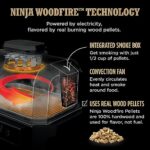 Ninja | Grill & Smoker | Outdoor Woodfire Pro XL | 4 in 1 Grill, BBQ Smoker, Air Fryer & Bake | Portable | Includes Built in Thermometer - Image 4