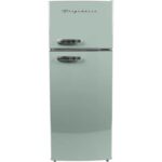 Frigidaire EFR753 Retro Apartment Size Refrigerator with Top Freezer - 2 Door Fridge with 7.5 Cu Ft of Storage Capacity