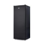Commercial Cool Upright Freezer, Stand Up Freezer 6 Cu Ft with Reversible Door, Black