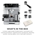 Ninja Luxe Café 3-in-1 Espresso, Drip Coffee and Cold Brew Machine | Intergrated Coffee Grinder, Milk Frother, Assisted Tamper - Image 5