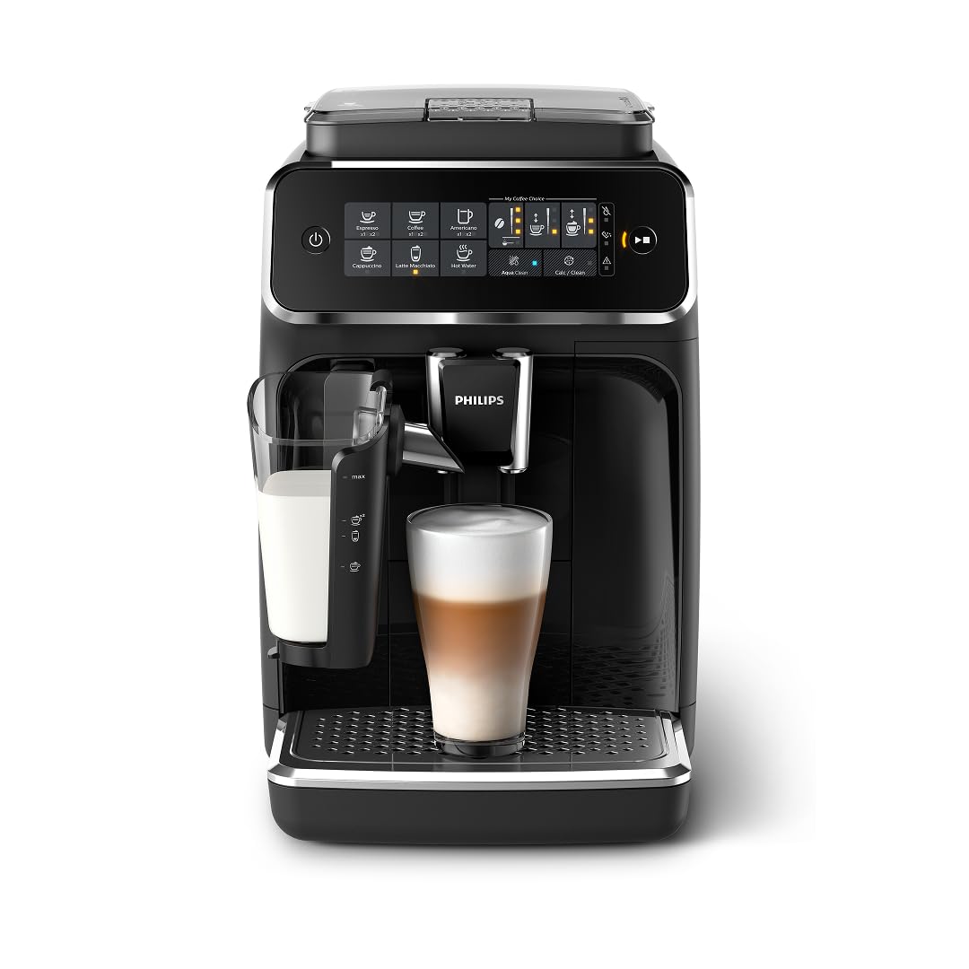 51_al6Du86L Philips 3200 Series Fully Automatic Espresso Machine, LatteGo Milk Frother, 5 Coffee Varieties, Intuitive Touch Display - Image 1