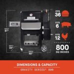 Masterbuilt® Gravity Series® 800 Digital Charcoal Grill, Griddle and Smoker with Digital Control, App Connectivity - Image 2