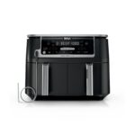 Ninja DZ550 Foodi 10 Quart 6-in-1 DualZone Smart XL Air Fryer with 2 Independent Baskets, Smart Cook Thermometer