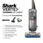 Shark AZ2002 Vertex Powered Lift-Away Upright Vacuum with DuoClean PowerFins, Self-Cleaning Brushroll - Image 4