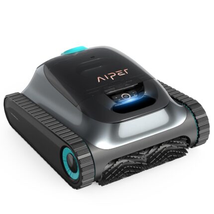 Aiper Scuba S1 Robotic Pool Cleaner – 4500GPH Suction, Wall & Waterline Cleaning, 4 Modes, Smart Wavepath Navigation